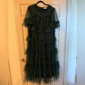 Ivy City Whimsical dress emerald